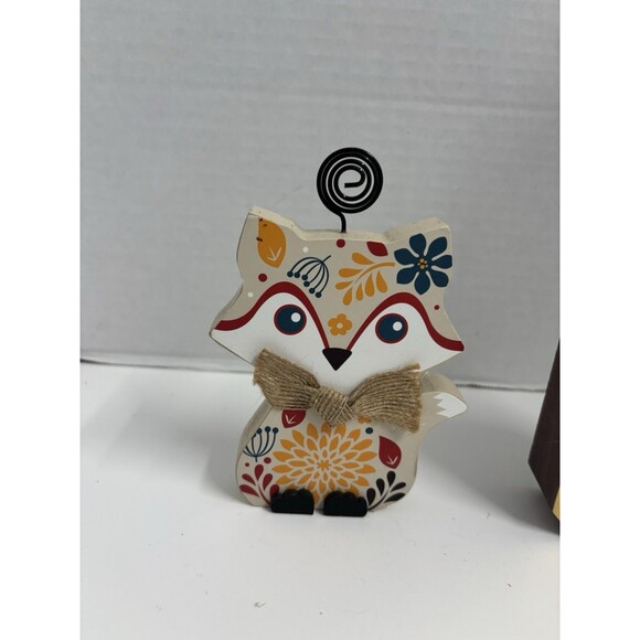 2 Free Standing Fall/harvest Figurines Lot - Picture 2 of 5